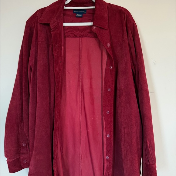 Charter Club Jackets & Blazers - Charter Club Women's Deep Red Utility Jacket